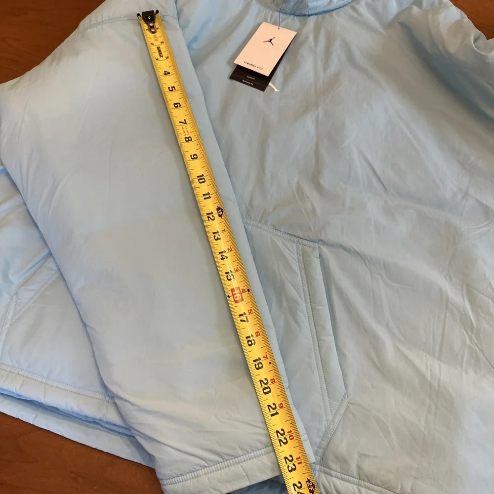 Jordan Men's Blue Pullover Hoodie 2XL w/ Pockets Solid Logo HV1864-497